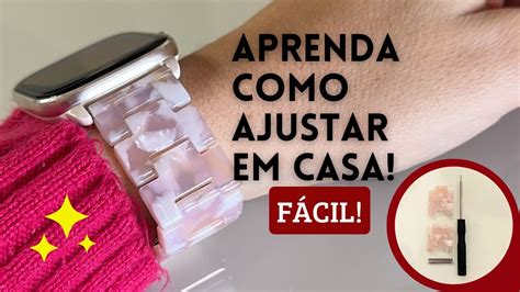 Como diminuir , ajustar, Regular Pulseira do Relógio 